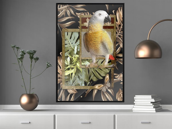 Poster 'Composition with Gold Parrot'