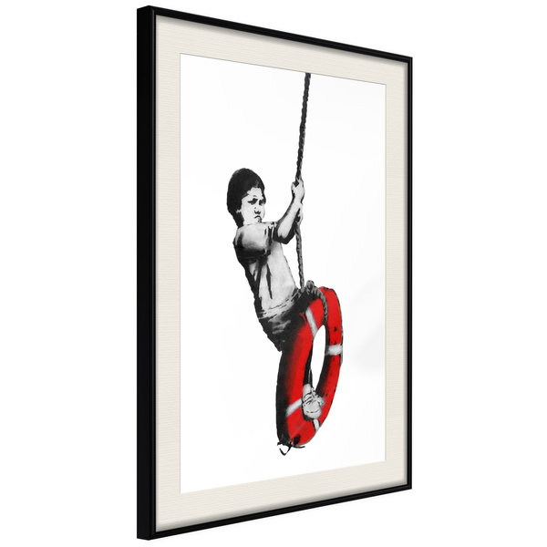 Poster 'Banksy: Boy on Rope'
