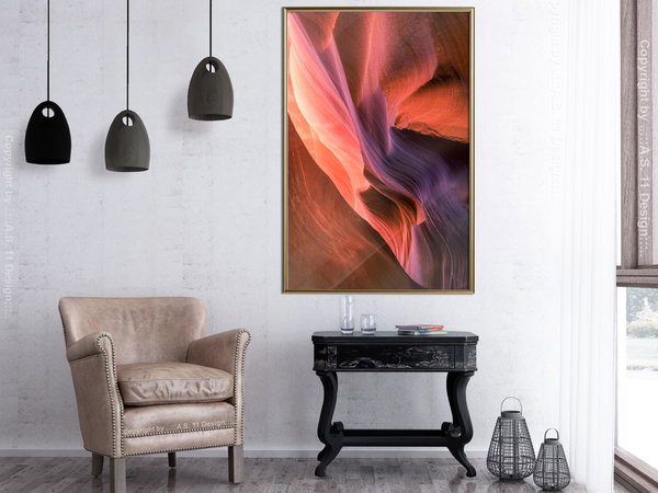 Poster 'Shades of Purple II'