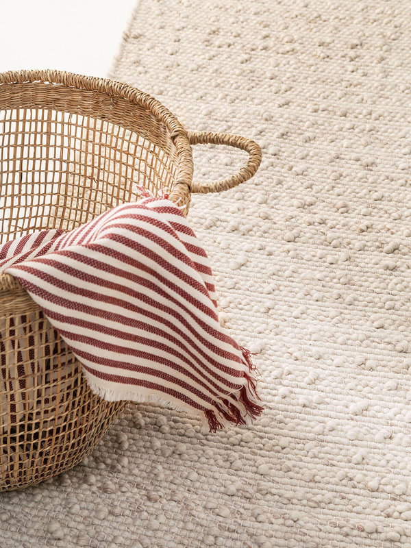 Design Wollteppich Lana Beige
