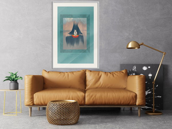 Poster 'Couple On Boat'