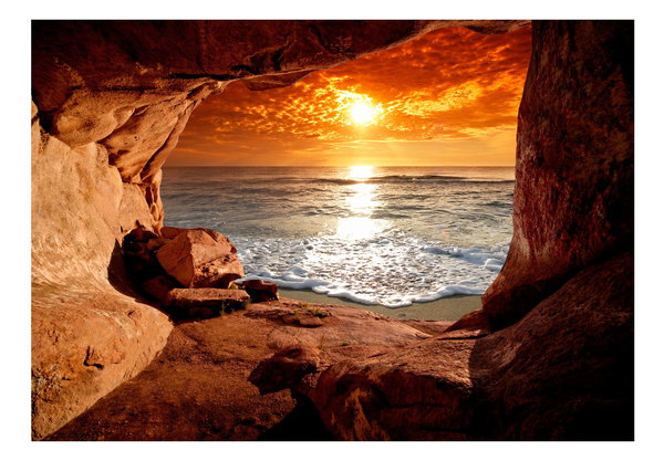 Selbstklebende Tapete 'Exit from the Cave'