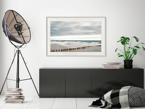 Poster 'Chilly Morning at the Seaside'