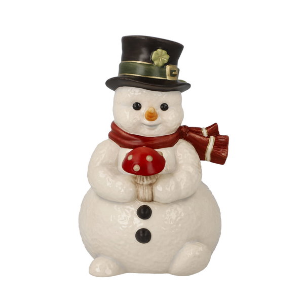Porzellan Figur 'Snowman Guardian' von Goebel 8x12,5x8cm