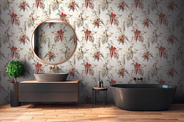 Tapete 'Parrot Gossip' 53x1005cm