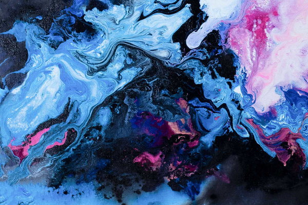 Pintura aplicada con generosidad