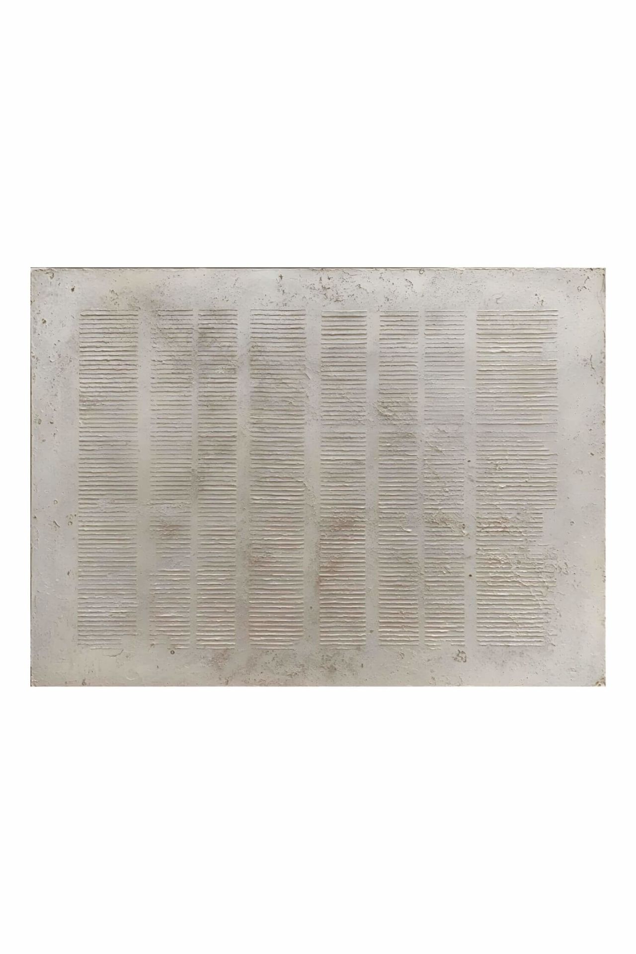 Handgeschilderd schilderij 'Wabi-Sabi Kolommen 2' | incl. certificaat van echtheid in de ruimte.