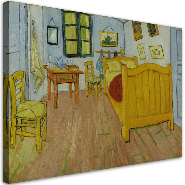 Kunstdruck auf Leinwand 'Bedroom in Arles'