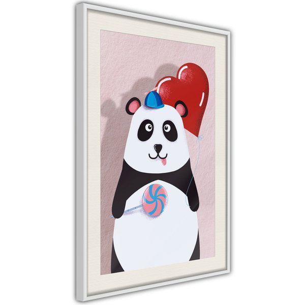 Poster 'Panda with a Balloon'