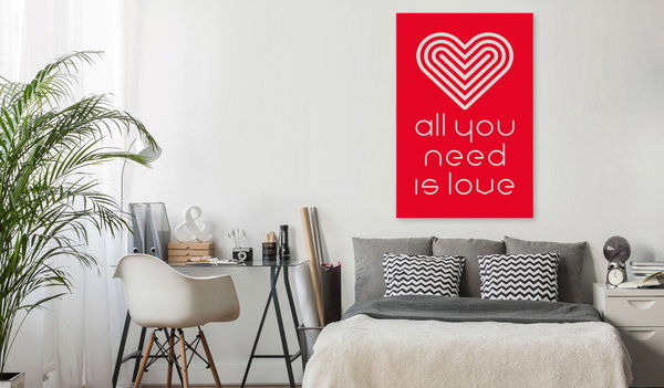 Εκτύπωση τέχνης 'Let's Make Love Vertical'