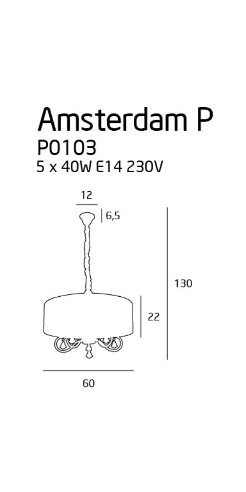Pendelleuchte 'Amsterdam P'