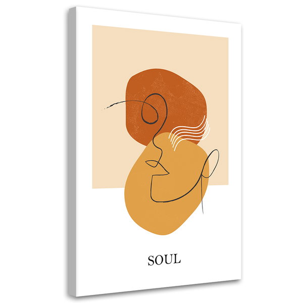 Stampa su tela 'Soul Face Line'