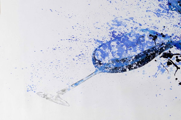 Großzügig aufgetragene Farben