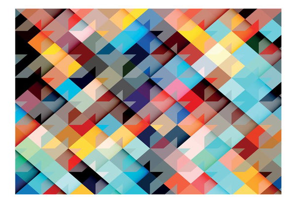 Tapete 'Colour Patchwork'