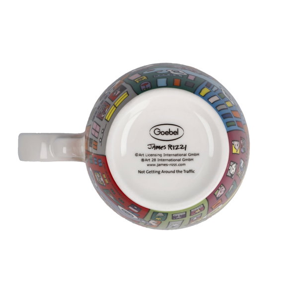 Goebel Tea Mug with Infuser and Lid 'Around Traffic'