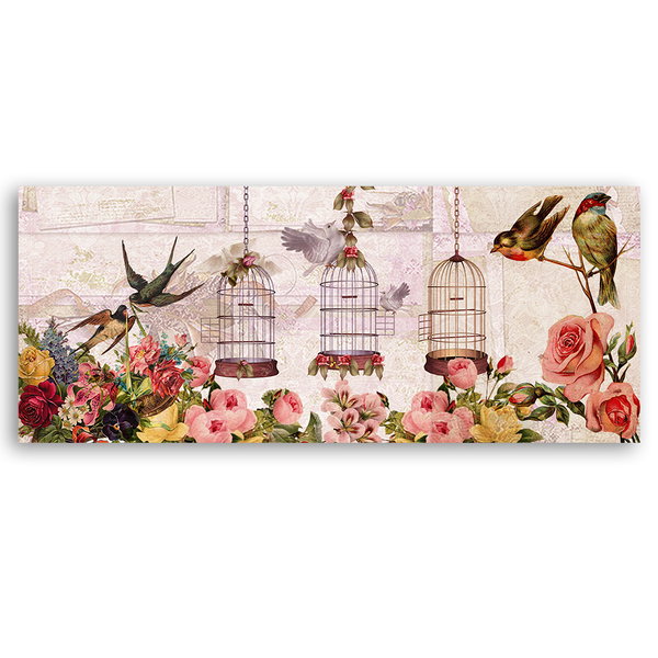 Kunstdruck auf Leinwand 'Garden of Free Spirits'