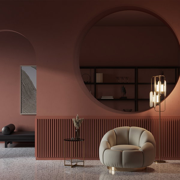 Stehlampe 'Marmo'