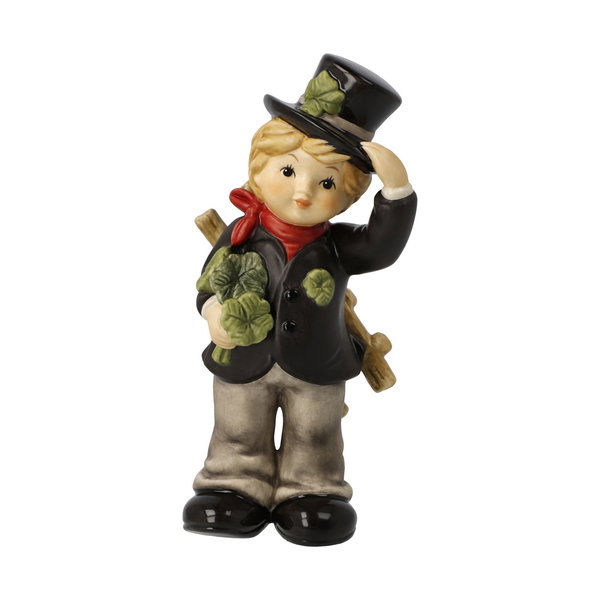 Porzellan Figur 'Neuer Tag, Neues Glück' von Goebel 5x13,5x6,5cm