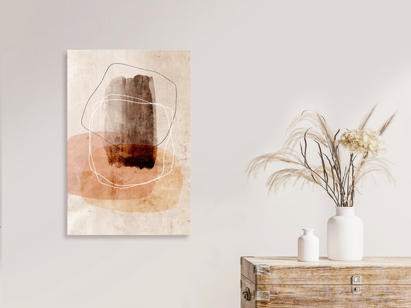 Kunstdruck auf Leinwand 'Circle of Desires Vertical'