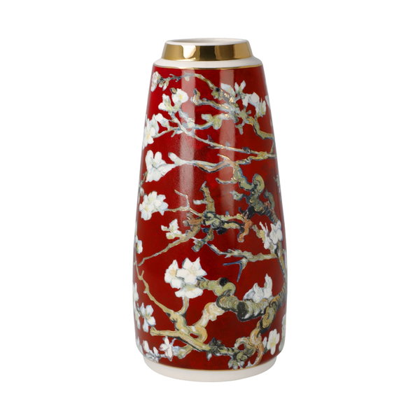 Porzellan Vase 'Crimson Blossom' von Vincent van Gogh 9x18,5x9cm