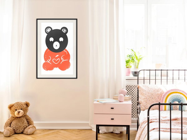 Poster 'Thoughtful Bear'