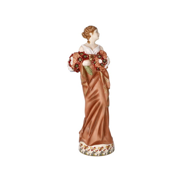 Porzellan Figur 'Sommer' von Alphonse Mucha 10x32x12cm