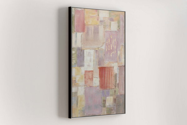 Κορνιζαρισμένος ακρυλικός πίνακας 'Kissed by the Muse' 83x123cm