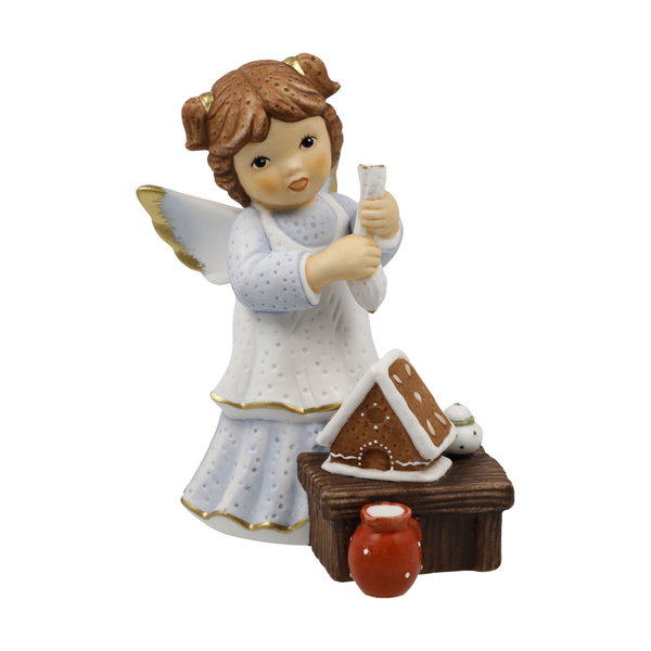 Porzellan Figur 'Süßes Knusperhäuschen' von Goebel 8,5x10,5x6cm