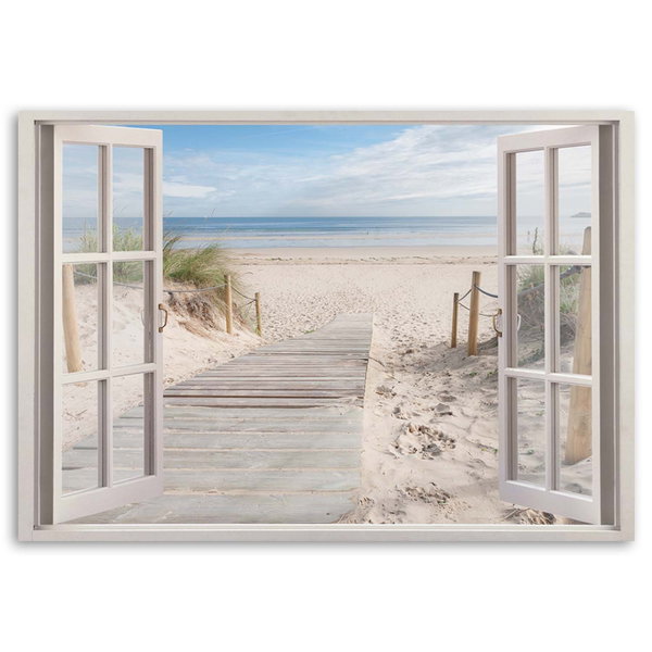 Kunstdruck auf Leinwand 'Sand Calm'