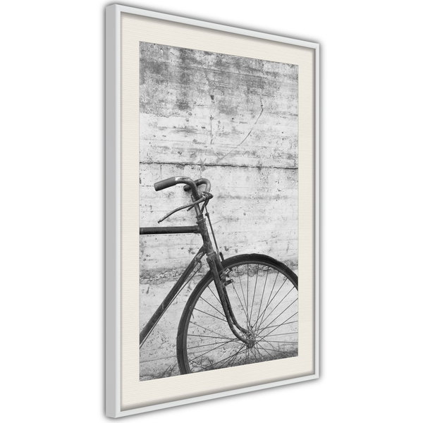 Poster 'Bicycle Leaning Against the Wall'