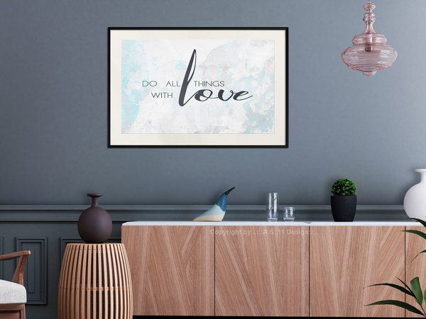 Poster 'Do All Things With Love'