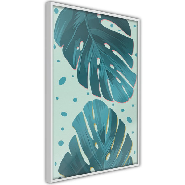 Poster 'Dewy Leaves'