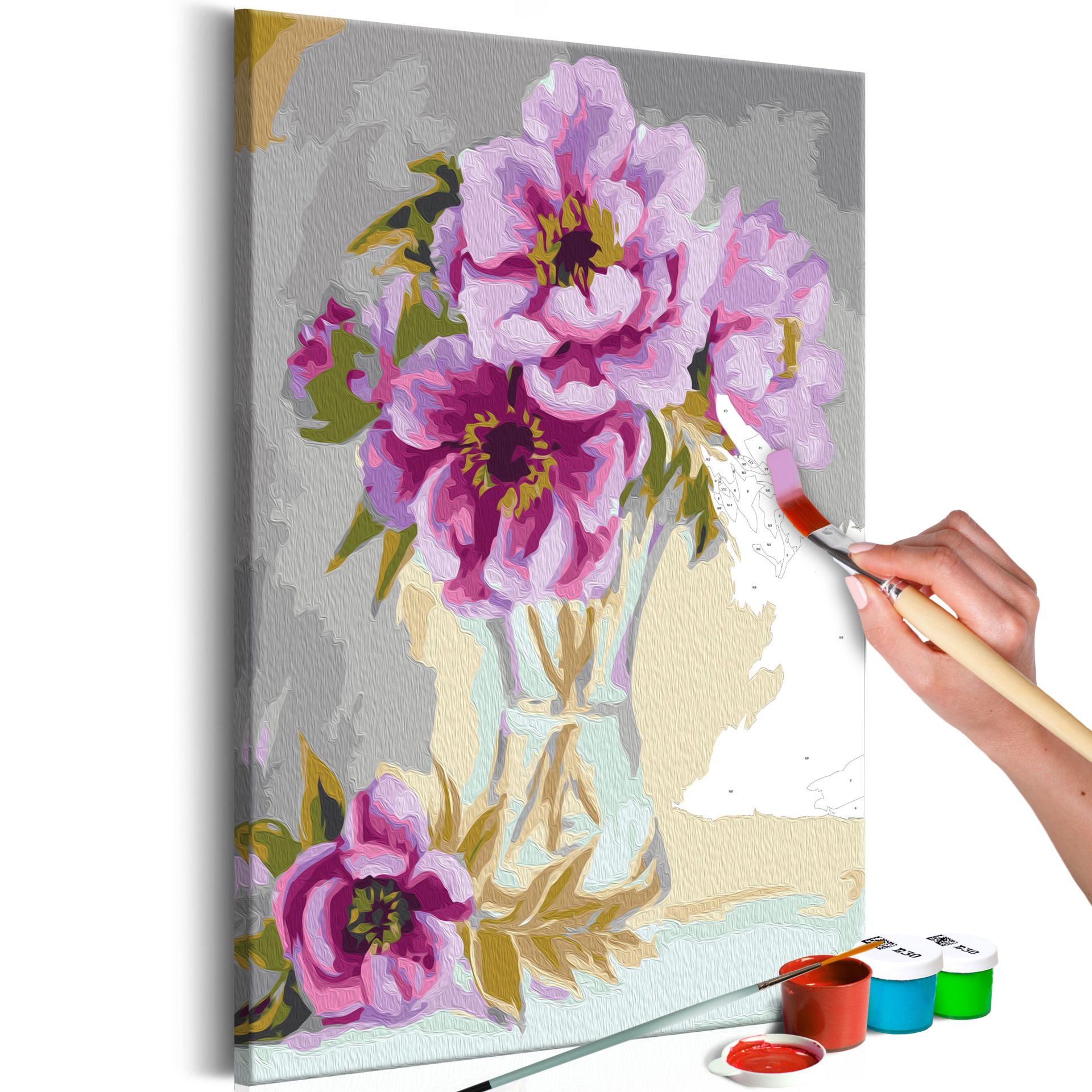 Dipingere con numeri, Dipingere con i numeri Nassau - Fiori, E-shop per i  Vostri accessori per pittura, Consegna GRATIS per gli ordini superiori ai  75€