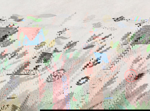 Papel pintado 'Treehouse Dream' 371x280cm