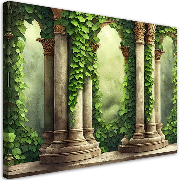 Tlač na plátno 'Verdant Sanctuary 1'