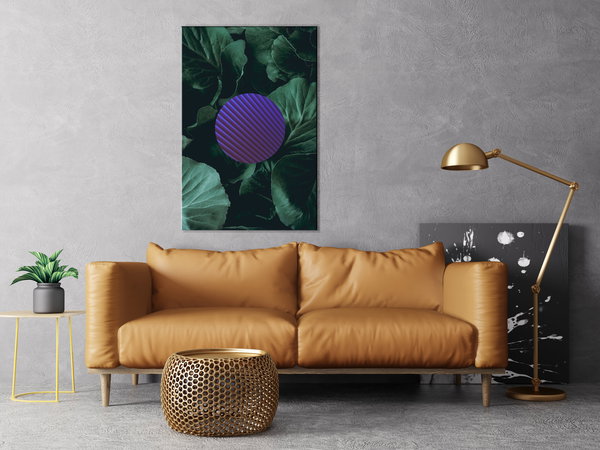 Kunstdruck auf Leinwand 'Botanical Abstraction Vertical'