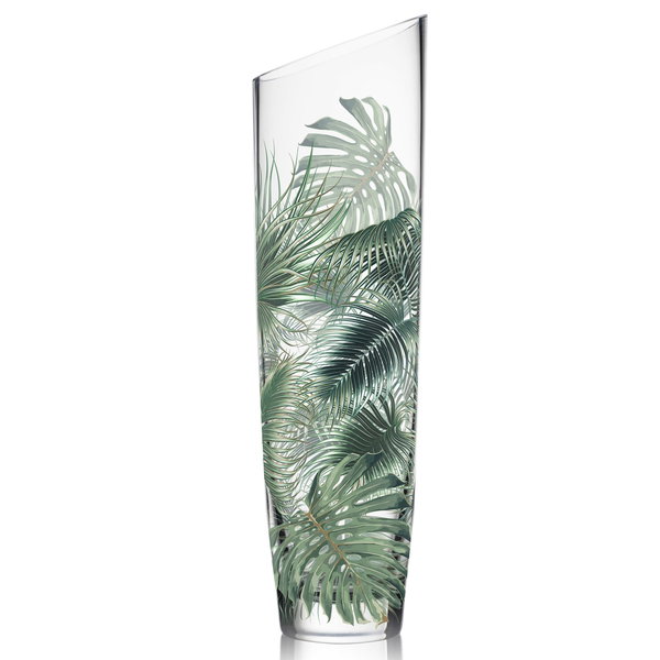 Glas Vase 'Verdant Flow' von Goebel 20x70x20cm
