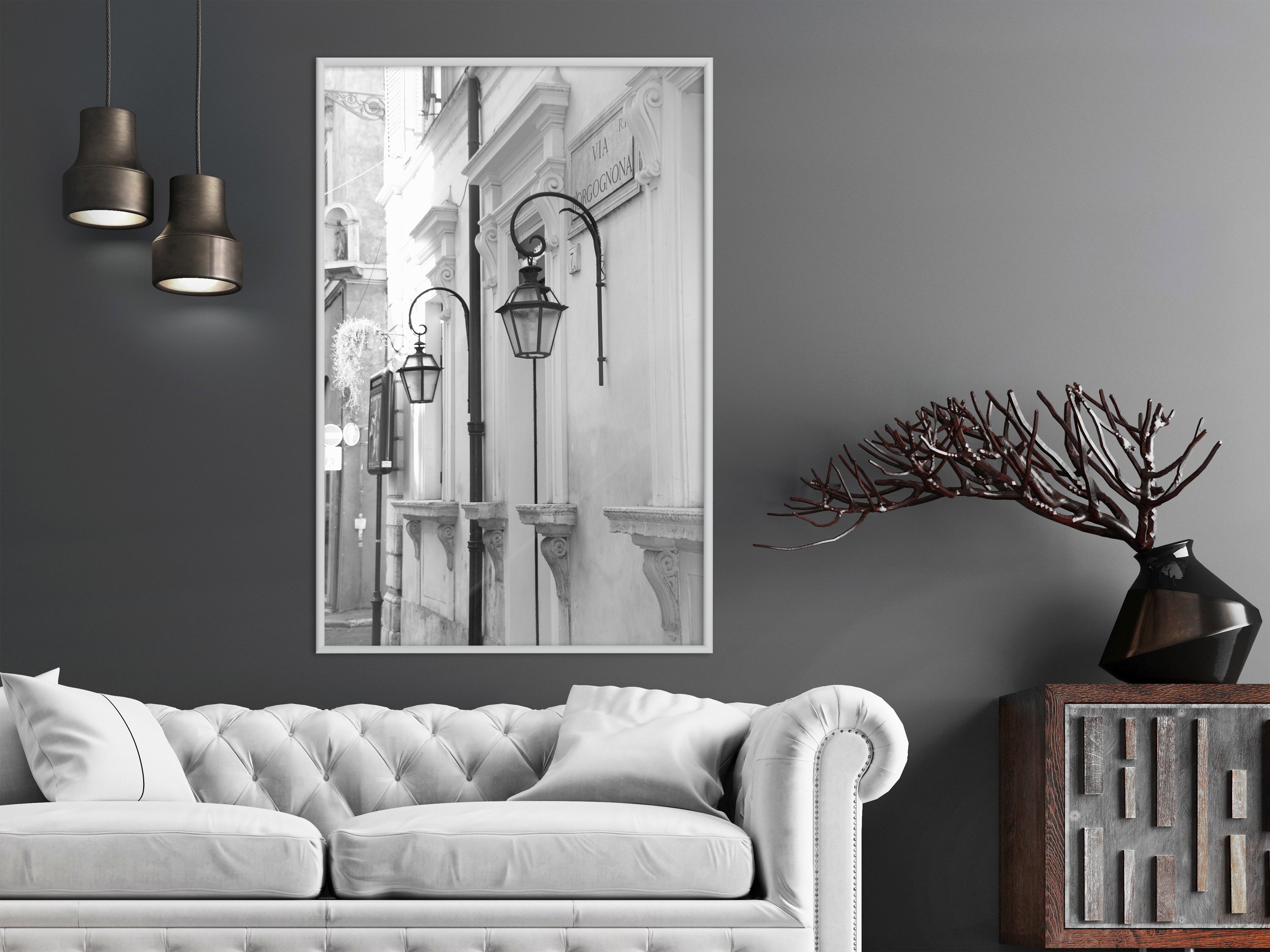 Poster 'Old Town's Charm'