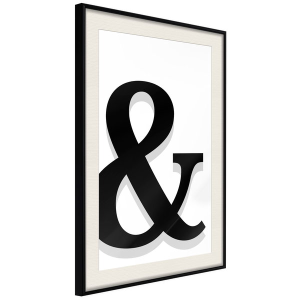 Poster 'Decorative Letter'