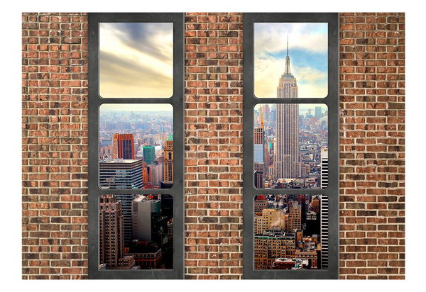 Selbstklebende Tapete 'The view from the window: New York'
