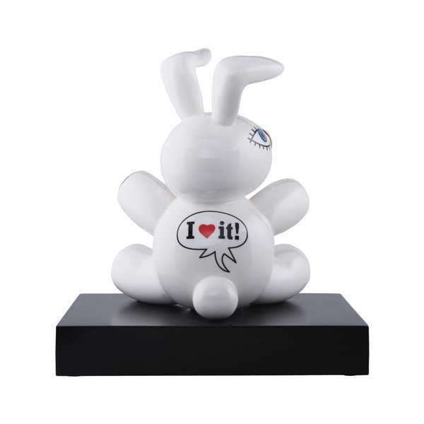 Porzellan Figur 'Magic Bunny' von Mauro Bergonzoli 18x29,5x27cm