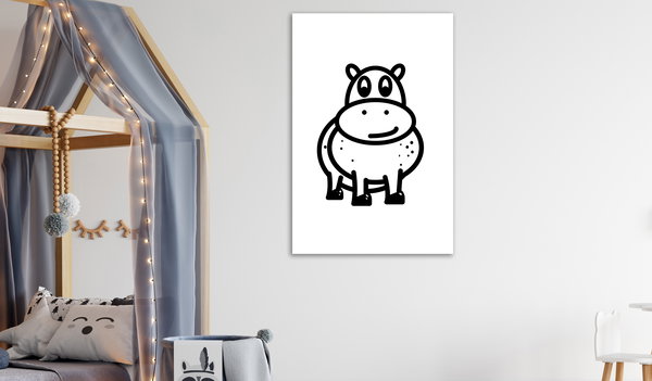 Kunstdruck auf Leinwand 'Friendly Hippie Vertical'