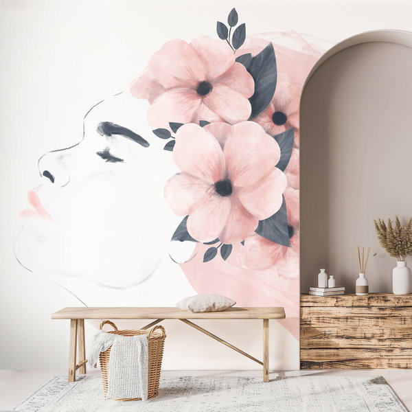 Self-adhesive wallpaper 'Female Gaze - Second Variant'