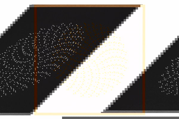 Papierkunst Wandbild 'Funkelndes Himmelszelt' 50x50cm