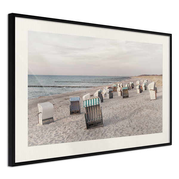 Poster 'Baltic Beach Chairs'