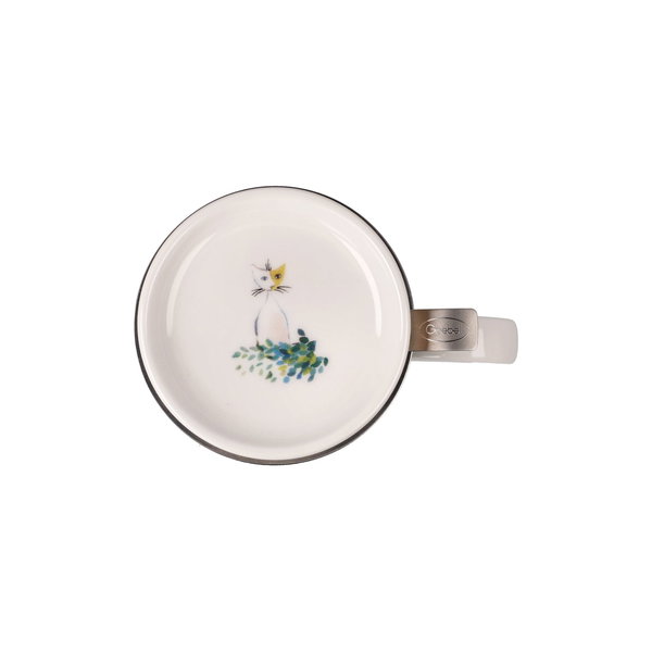 Goebel Teetasse mit Sieb und Deckel 'Tempi felici'