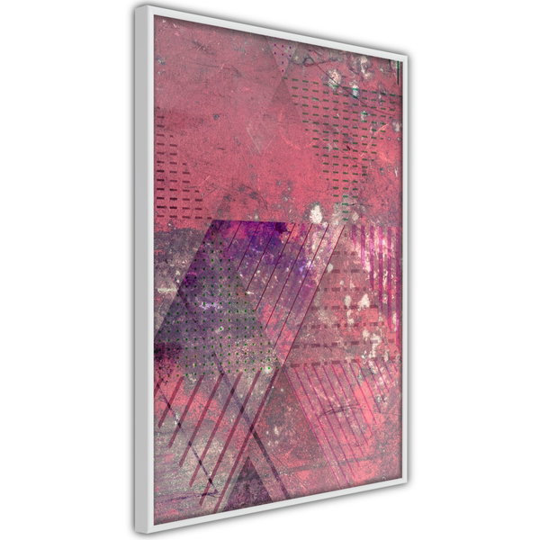Poster 'Pink Patchwork III'