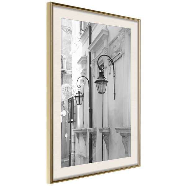 Poster 'Old Town's Charm'