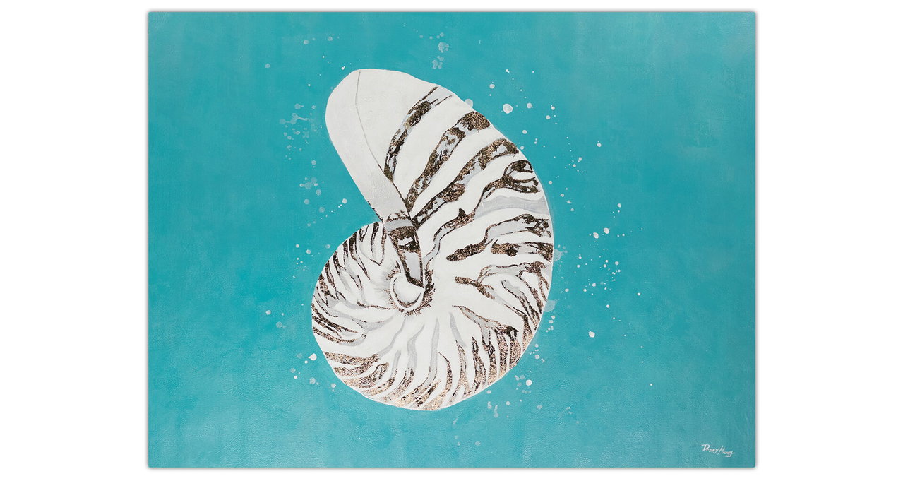 XXL Olieverf schilderijen 'Melodies of the Sea' | Handgeschilderd unicum komt in de ruimte goed tot zijn recht.