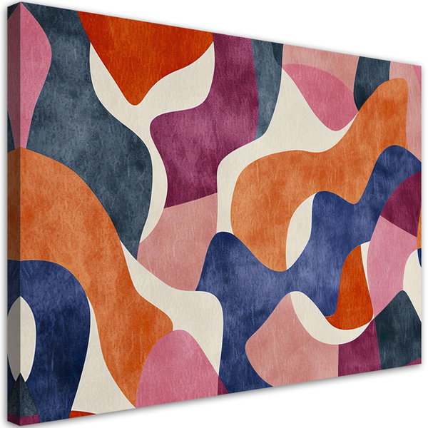 Kunstdruck auf Leinwand 'Colorful Symphony'